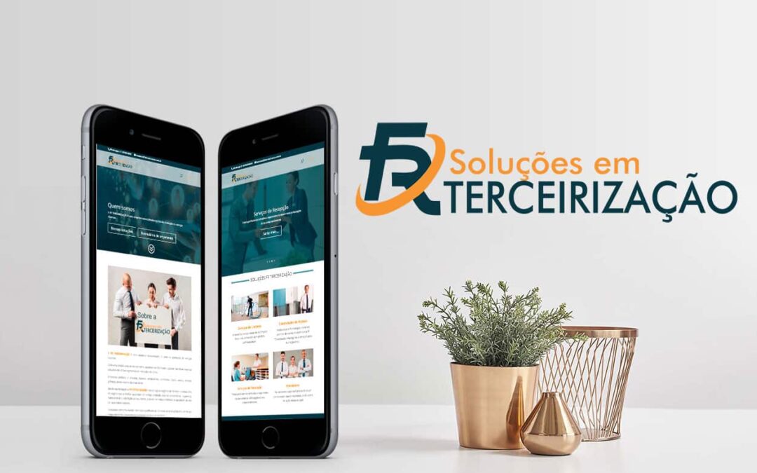 Criação da marca e site da FR Terceirização